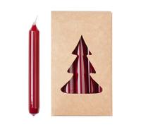 Broste Copenhagen Vela para árbol de Navidad Broste glossy Ø1.2x10.2 cm 20 unidades Burgundy