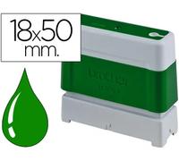 Brother PR1850G6P Montura de Sello Automático 18 mm x 50 mm, Pack de 6, Verde/Blanco