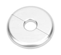 BRRNOO Embellecedor Dividido para Tubería, Tapa Adhesiva Redonda para Huecos DN20 for Baño Cocina Balcón, Cubierta para Tubería con Pintura a Baja Temperatura (SILVER)