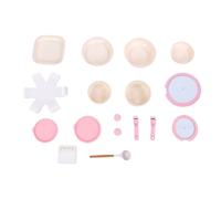 BRRNOO Juego de Ollas y Sartenes, Batería de Cocina con Cazo, Olla Alta, Cacerola y Sartén Antiadherente de Aluminio Anodizado Duro sin PFAS PFOA PTFE, for Cocina Diaria