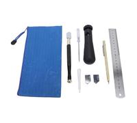 BRRNOO Kit de Herramientas para Cortar Vidrio, 3 Tamaños, 2-20 Mm, con Cuchillas de Acero de Tungsteno, Dispensador Automático de Aceite, de Aleación para Espejo, Azulejo, Mosaico,