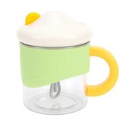 Brrnoo Taza Mezcladora Automática con Agitador Eléctrico, USB C Recargable, 350 Ml, Tapa Hermética, Diseño 3D, Asa Ergonómica para café, Batidos de Proteínas y té