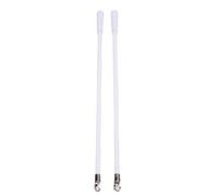 BRRNOO Varilla de Fibra de Vidrio para Persianas, 2 Unidades, Blanco,