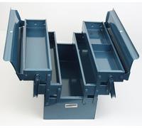 BRÜDER MANNESMANN. Caja de herramientas metálica. Longitud: 530 mm