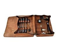 Brüder Mannesmann M29048 - Bolsa de herramientas (piel, 24 piezas)
