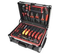 BRÜDER MANNESMANN M29076: Juego de herramientas de 211 piezas, marca BRÜDER MANNESMANN, en carro de aluminio