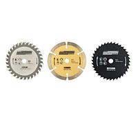 Brüder Mannesmann Tools M12892 Saw Blade Set 3-Piece