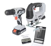 Brüder Mannesmann Tools M17805 Cordless Combination Tool Set 20 Volt