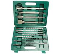 Mannesmann Juego de accesorios para herramientas eléctricas M12588 – Acero cromo vanadio, para piedra