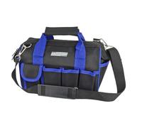 Brüder Mannesmann Werkzeuge M29020 Tool Bag 30 Pieces | Base reforzada y múltiples compartimentos interiores y exteriores para un acceso rápido, para muebles y reparaciones