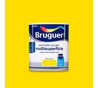 Bruguer Esmalte acrílico multisuperficie al agua Brillante Amarillo Limón 750 ml