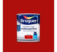 Bruguer Acrylic Multisuperficie Esmalte al agua Brillante Bermellón 750 ml
