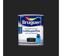Bruguer Esmalte acrílico multisuperficie al agua Brillante Gris Medio 750 ml