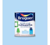 Bruguer Acrylic Multisuperficie Esmalte al agua Mate Azul Pastel 750 ml