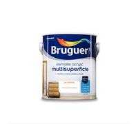Bruguer Esmalte acrílico multisuperficie al agua Satinado Blanco Permanente 2,5 L