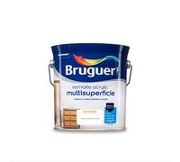 Bruguer Esmalte acrílico multisuperficie al agua Satinado Blanco Permanente 4 L