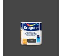 Bruguer Acrylic Multisuperficie Esmalte al agua Satinado Grafito 250 ml