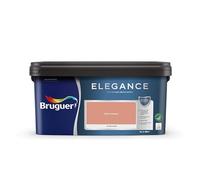 Bruguer ELEGANCE Pintura Monocapa ExtraMate, Paredes y Techos, Interior, Exterior protegido, Alta Durabilidad, UltraLavable, Resistente al Desgaste y Manchas Rojo Amapola 4L