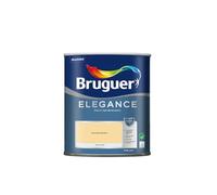 Bruguer ELEGANCE Pintura Monocapa ExtraMate, Paredes y Techos, Interior, Exterior protegido, Alta Durabilidad, UltraLavable, Resistente al Desgaste y Manchas Amarillo Destello 750 ml