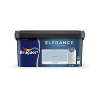 Bruguer ELEGANCE Pintura Monocapa ExtraMate, Paredes y Techos, Interior, Exterior protegido, Alta Durabilidad, UltraLavable, Resistente al Desgaste y Manchas Azul Bruma 4L