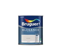 Bruguer ELEGANCE Pintura Monocapa ExtraMate, Paredes y Techos, Interior, Exterior protegido, Alta Durabilidad, UltraLavable, Resistente al Desgaste y Manchas Blanco Piedra 750 ml
