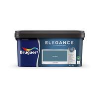 Bruguer ELEGANCE Pintura Monocapa ExtraMate, Paredes y Techos, Interior, Exterior protegido, Alta Durabilidad, UltraLavable, Resistente al Desgaste y Manchas Azul Naval 4L