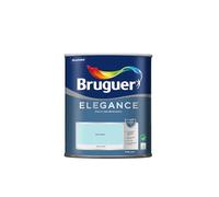 Bruguer ELEGANCE Pintura Monocapa ExtraMate, Paredes y Techos, Interior, Exterior protegido, Alta Durabilidad, UltraLavable, Resistente al Desgaste y Manchas Azul Aqua 750 ml