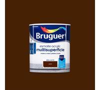 Bruguer Esmalte Acrílico Multisuperficie Pardo Brillante 750 ml Interior/Exterior Sin Olor