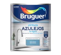 Bruguer Esmalte Azulejos al Agua Satinado Azul Oceano 750ml