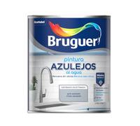 Bruguer Esmalte para azulejos al agua Satinado Gris azulado 750 ml