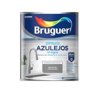 BRUGUER Esmalte Azulejos al Agua Satinado Gris Granito 750ml