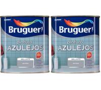 Bruguer Esmalte para Azulejos Brillante Gris Ártico 750 ml (Paquete de 2)