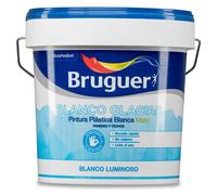 Bruguer Pintura plástica vinílica interior blanco glaciar mate, 15 l
