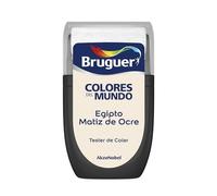 Bruguer Tester Colores del Mundo Pintura para paredes monocapa Egipto matiz de Ocre, 30 Mililitros
