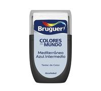 Bruguer Tester Colores del Mundo Pintura para paredes monocapa Mediterráneo Azul Intermedio