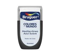 Bruguer Tester Colores del Mundo Pintura para paredes monocapa Mediterráneo Azul Suave