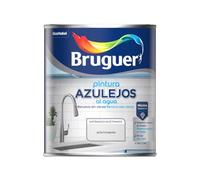 Bruguer Vernis à Carrelage à l'Eau Gris Satiné 750ml