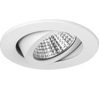 BRUM, foco empotrable LED, blanco, diámetro 2W, modelo 12461073, 6W, 460 lúmenes, temperatura de color 1800-3000K, corriente 350mA, compatible con DA68, tamaño de encaje ET38mm