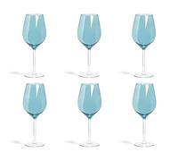Brunch Time Set Copa de vino tinto 6 Uds. Scratch Azzurro