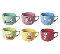 Brunch Time Taza De Desayuno 6 Piezas Jumbo Snoopy