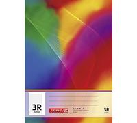 Brunnen 104490323 - Cuaderno escolar (A4, 16 hojas, a rayas, con margen, clase 3)