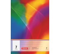 Brunnen 104490702 - Cuaderno escolar A4 (16 hojas, 7 mm, cuadriculado, líneas 7) A4 16 Blatt