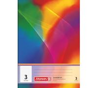Brunnen 104530302 Cuaderno A5 (32 hojas, rayado, línea 3, clase 3)