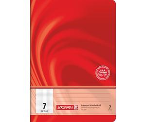 Brunnen 104550702 Vivendi - Cuaderno A5 (32 hojas, cuadriculado, 7 mm, línea 7)