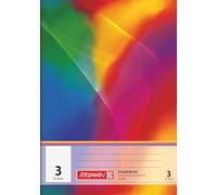 Brunnen 104590302 Cuaderno A5 (16 hojas, rayado, línea 3, clase 3)