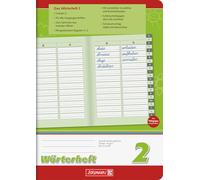 Brunnen 1045997 - Cuaderno de vocabulario 2 (A5, 28 hojas, 2 bloques de líneas, con separadores)