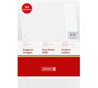 Brunnen 1066918 - Papel perforado de recambio (Paquete de 50, A4, 70 g/m²), blanco