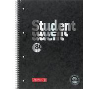 Brunnen 106782890 - Cuaderno (A4, cuadriculado, con margen interior y exterior, LIN. 28 negro, 1 unidad)