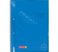 Brunnen 1067927133 Student Colour Code - Bloc de notas (A4, líneas 27, 90 g/m², 80 hojas), color azul