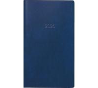 BRUNNEN Agenda de bolsillo, modelo 746 2026, A6, plástico, azul oscuro